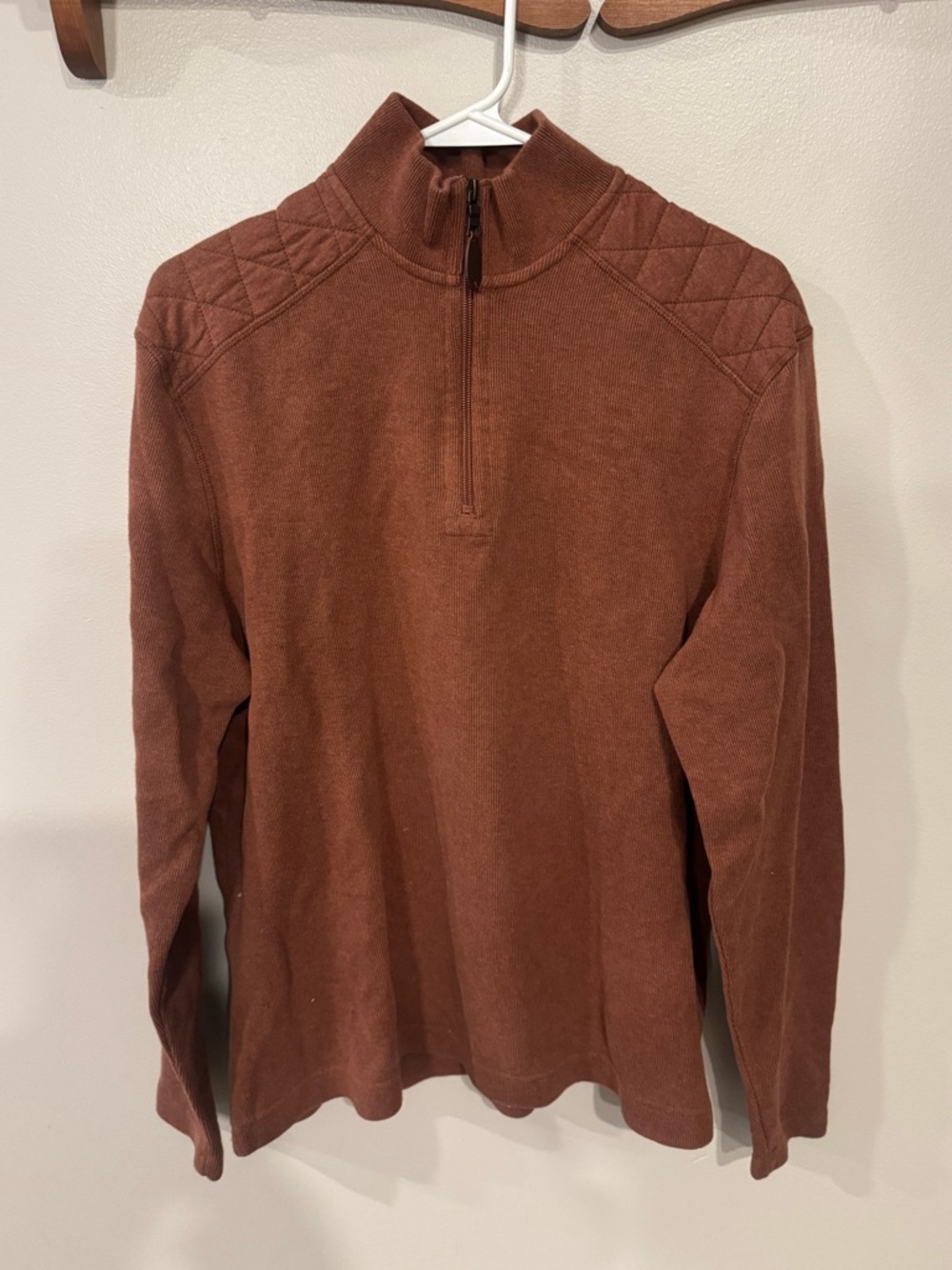 Johnston & Murphy Men's Quarter-Zip Sweater Pullover